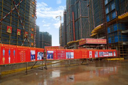 贛州市返遷房工程榮獲贛州市《生產(chǎn)標準化示范工地》